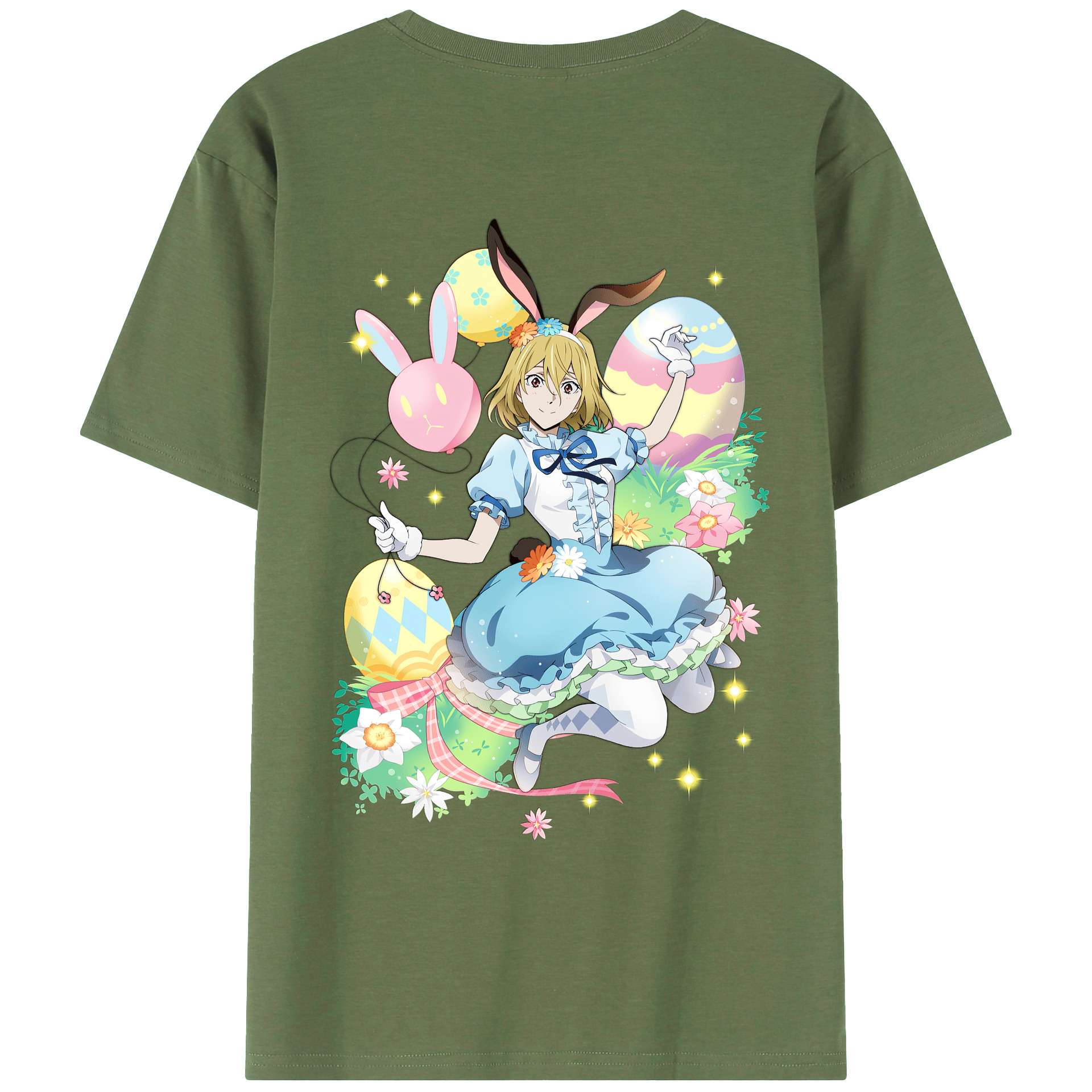 （画像用） 文豪ストレイドッグス Bungo Stray Dogs 綿100％ メンズ半袖Tシャツ（バックプリント） 通気性